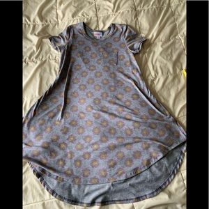 Girls LuLaRoe Carly Dress, Size 8 EUC
